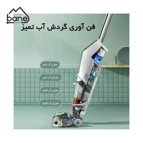 جارو شارژی و زمین شوی Crosswave بیسل مدل x7 plus 3401z - Image 2