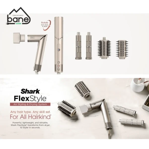 سشوار و حالت دهنده شارک shark flexstyle مدل hd430 - Image 13