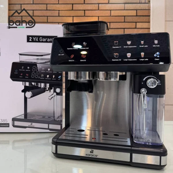 اسپرسو ساز نیمه صنعتی آسیاب دار کاراجا Coffee Art 1355 مدل EM3442 - Image 4