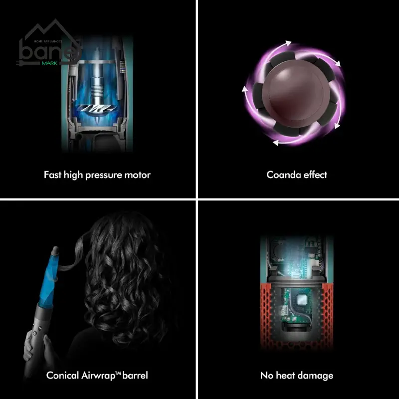 سشوار و حالت دهنده دایسون Dyson airwrap i.d. HS08 Jasper plume - Image 10