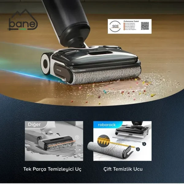 جارو شارژی و بخارشوی روبوراک مدل A30 Pro STEAM - Image 11