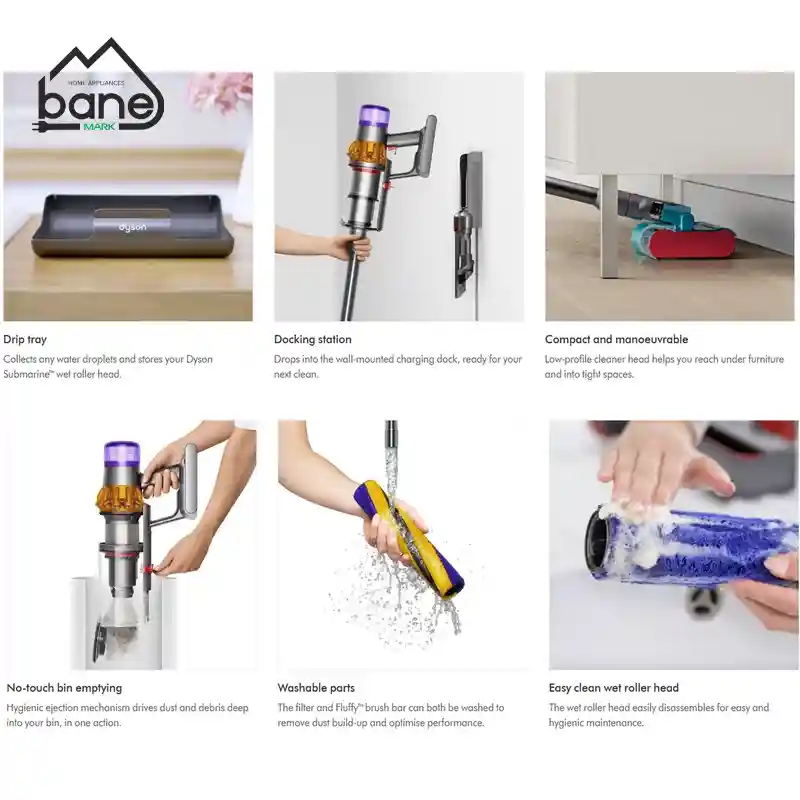 جاروشارژی هوشمند دایسون مدل V15s Detect Submarine - Image 16