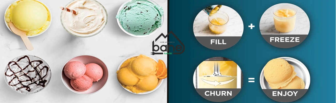 طرز تهیه بستنی میوه ای با بستنی ساز نینجا