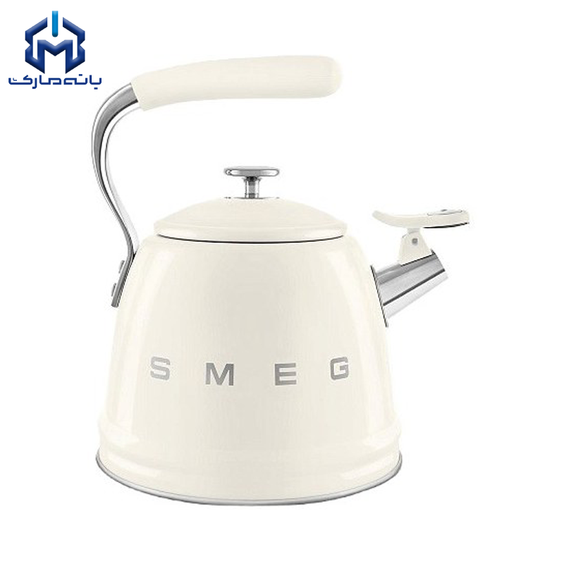 کتری کرمی اسمگ روی گاز