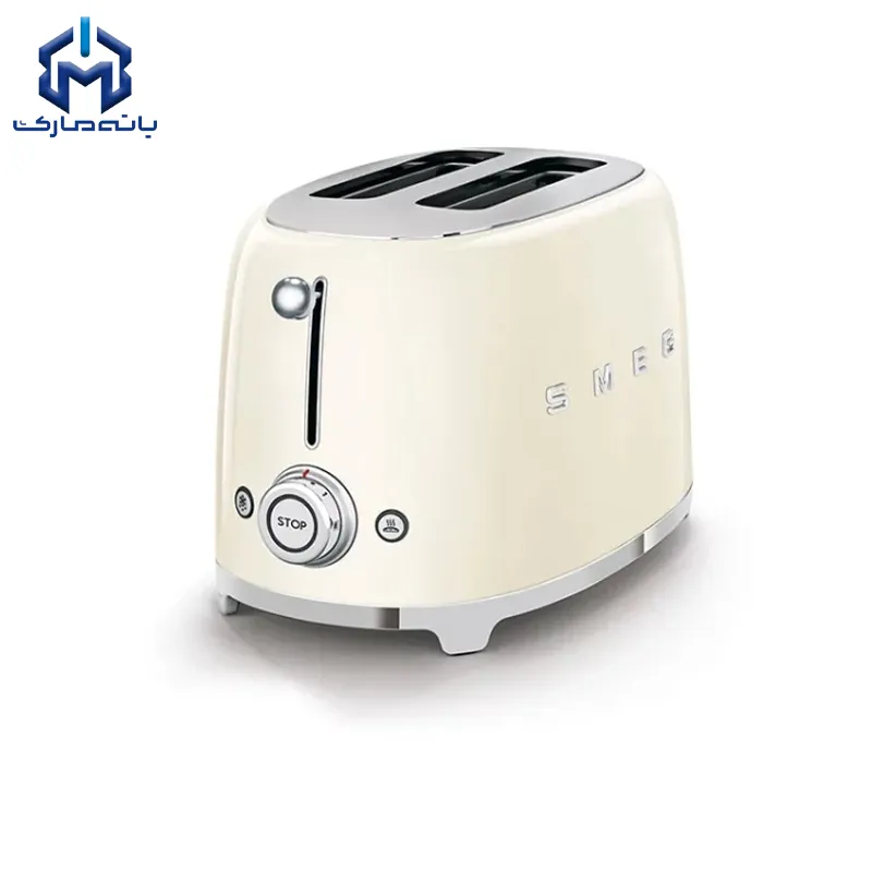توستر 2 اسلایس اسمگ رنگ کرمی مدل TSF01CR - Image 2
