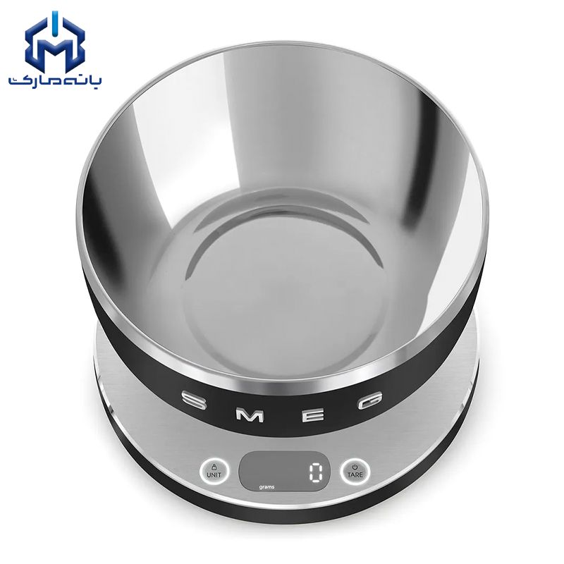 ترازو اسمگ مشکی با کاسه استیل