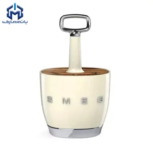 استند قاشق و چنگال فلزی اسمگ کرم رنگ