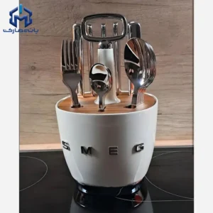 استند قاشق و چنگال و کارد اسمگ سفید مدل Cutlery Caddy