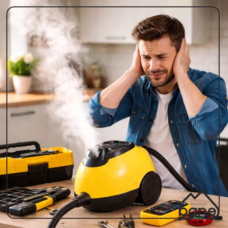 علت صدای بلند بخارشوی